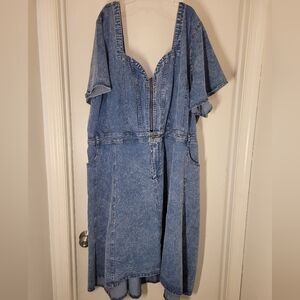 Ashley stewart denim dress
